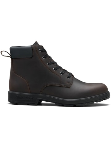 Blundstone Chelsea Boot "#2428 Brown Leather (Originals Lace-Up)" in Braun