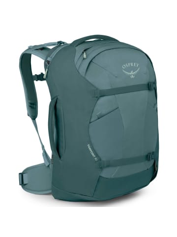Osprey Farpoint 40 - Reiserucksack 55 cm (black) in cascade blue-torrent blue