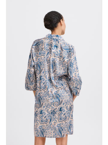 b. young BYHILLY SHORT DRESS - LIGHT WOVEN Loose fit in Blue Paisley Mix