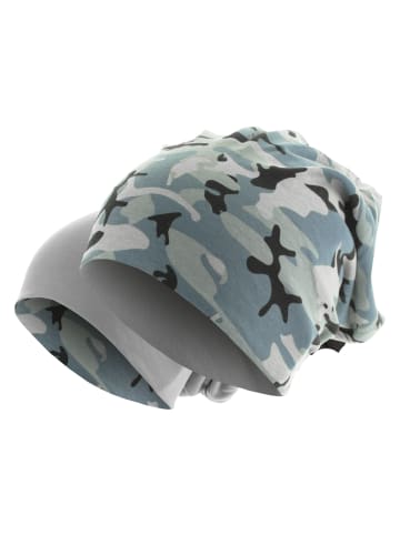 MSTRDS Beanies in grey camouflage/charcoal