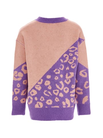 IMANE Damen Strickpullover in Lavendel Rosa