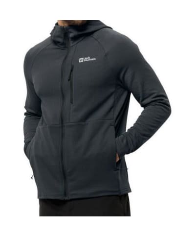 Jack Wolfskin Unterjacke/Fleecejacke KOLBENBERG HOODED FZ M in Anthrazit