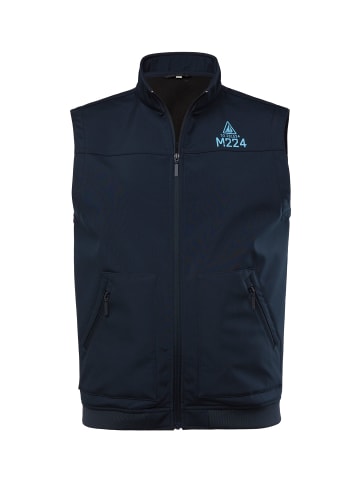 Men Plus Steppweste in navy blau