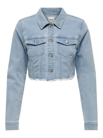 ONLY Jeansjacke in Light Blue Denim