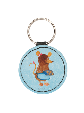 Mr. & Mrs. Panda Schlüsselanhänger Maus Kekse ohne Spruch in Eisblau