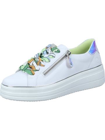 remonte Schnürschuhe, Sneakers Low in weiss/silber-multi
