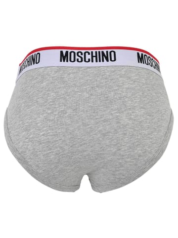 Moschino Slip 3er Pack in Grau