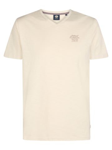 Petrol Industries T-Shirt mit V-Ausschnitt Brisa in Weiß