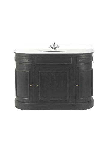 Signature Einzelwaschbecken aus massivem schwarzen in Beige - (W)130 x (H)90 x (L)62 cm