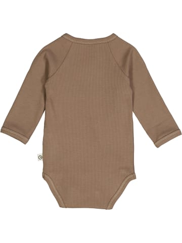 müsli Langarmbody 2er-Pack in cream/Walnut