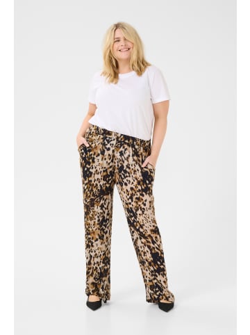 KAFFE curve Casual Hose KCjulia Loose fit in Leopard Print
