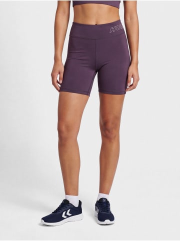 Hummel Tight Kurze Hose Hmlte Fundamental Damen in PLUM PERFECT