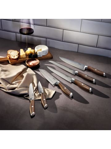 Paul Wirths Santokumesser 7" FARA in dunkelbraun