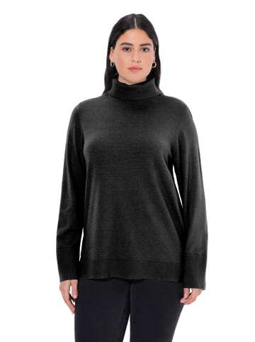 Ulla Popken Pullover in schwarz