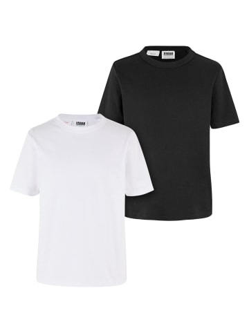 Urban Classics T-Shirts in white/black