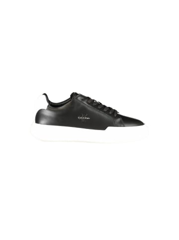 Calvin Klein Schwarze Leder-Sneaker
