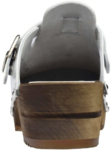 Sanita Comfortwear Clog "Wood-Krisla Open" in Weiß