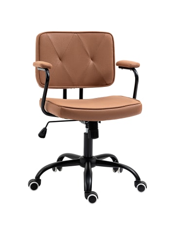 Vinsetto Bürostuhl-61L x 58B x 82-91H cm-Braun