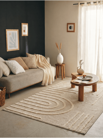 NAZARRUGS Teppich Harmonie in Creme