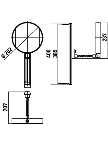 Emco EC LED-Kosmetikspiegel prime 06012