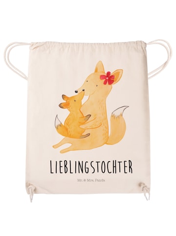Mr. & Mrs. Panda Stofftasche Fuchs Mama mit Spruch in Creme