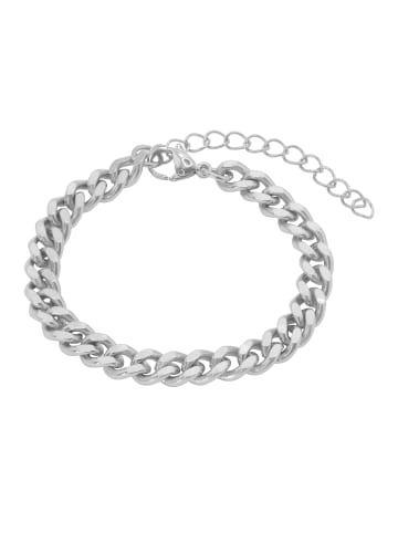 Steel_Art Panzerarmband für Männer Jason silberfarben poliert in silberfarben poliert