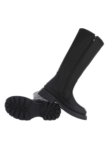 Ital-Design Stiefel in Schwarz