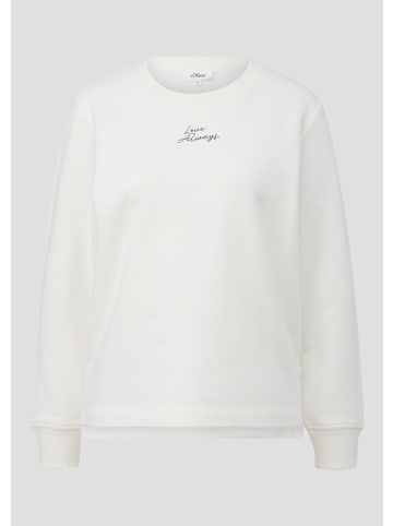 s.Oliver Sweatshirt in 02D0_creme