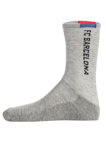 FC Barcelona Socken 7er Pack in Schwarz/Grau/Weiß