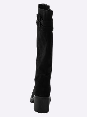 sheego Stiefel in schwarz