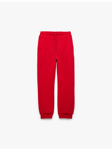 KOTON SWEAT BOTTOMS in Rot