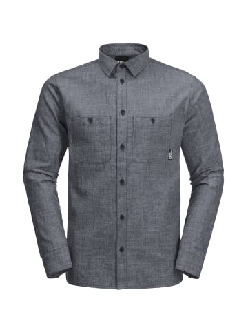 Jack Wolfskin M SANDROUTE SHIRT in Blau