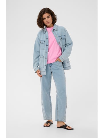 Kaffe T-Shirt kurzarm KAtomina Oversize fit in Pink Frosting