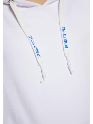 Swirly Damen Sweatshirt in Weiss