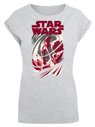 F4NT4STIC Short Sleeve T-Shirt Star Wars Turmoil in grau meliert