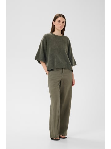 InWear Kurzarm-Bluse GUNIIW Baggy fit in MULLED BASIL MELANGE