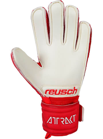 Reusch Torwarthandschuhe Reusch Attrakt Silver Junior in red / white