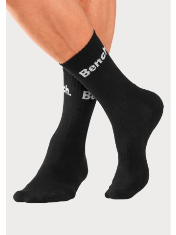 Bench Tennissocken in 2x schwarz, 2x weiß, 2x grau-meliert