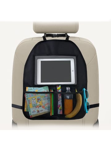 Zamboo Auto-Organizer / Rückenlehnenschutz mit Tablethalterung in black