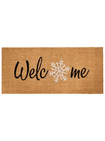 Beliani Fußmatte BALANACAN in /Schwarz - (W) 55 x (L) 120 cm