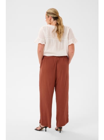 KAFFE curve Casual Hose KCdacina Loose fit in Henna