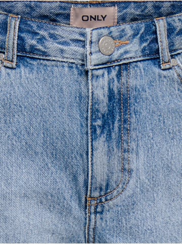 KIDS ONLY Denim High Waist KOGSONNY Jeansshorts in light blue denim
