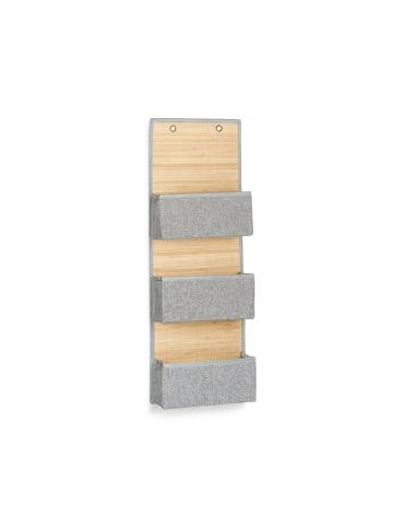 relaxdays 2 x Hängeaufbewahrung in Grau - (B)33 x (H)94 x (T)12 cm