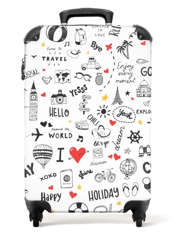 NoBoringSuitCases Suitcase, Koffer, Reisekoffer Kritzeleien