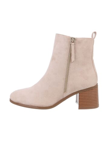 Ital-Design Stiefelette in Beige