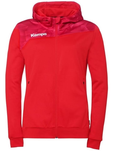 Kempa Trainingsjacke "Athletics 29 Kapuzenjacke Damen" in Rot