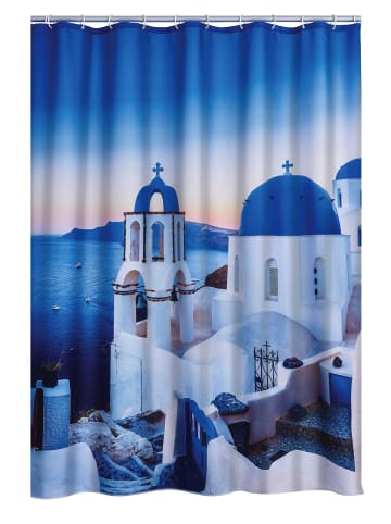 RIDDER Duschvorhang Textil Santorini multicolor 180x200 cm