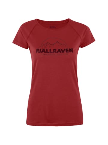 FJÄLLRÄVEN Abisko Trail T-Shirt Print in Rot