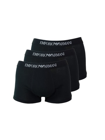 Emporio Armani Boxershorts 'Trunk' in black