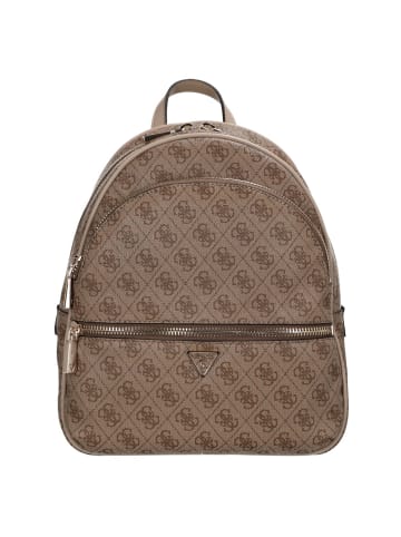 Guess Manhattan II Large - Rucksack 33 cm (coal logo) in latte logo